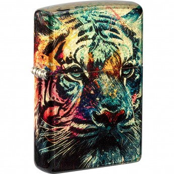 Зажигалка ZIPPO PAINTED TIGER DESIGN 46145
